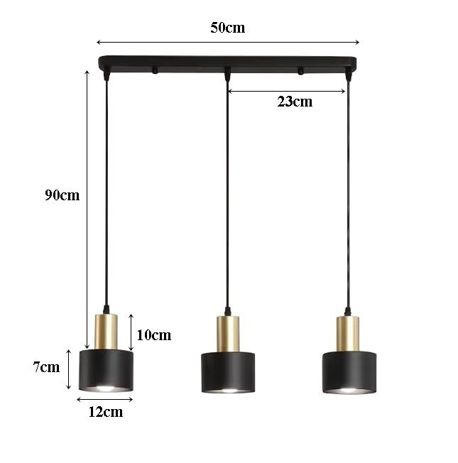 Lampa sufitowa loftowa metalow