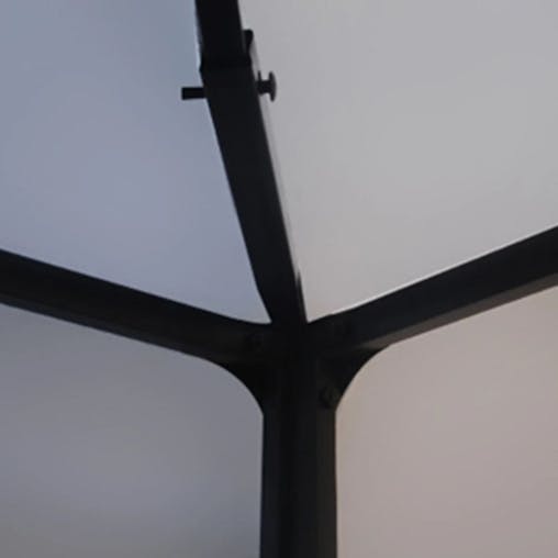 NNEVL Gazebo White 3x4 m