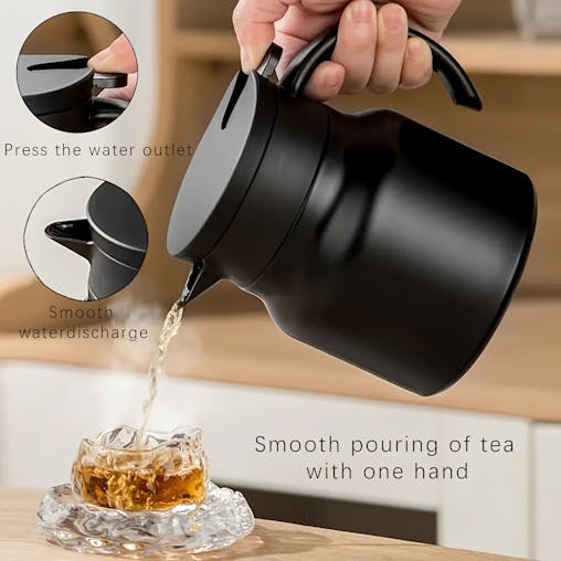 NNETM Coffee & Tea Stainless Steel Infuser Mug