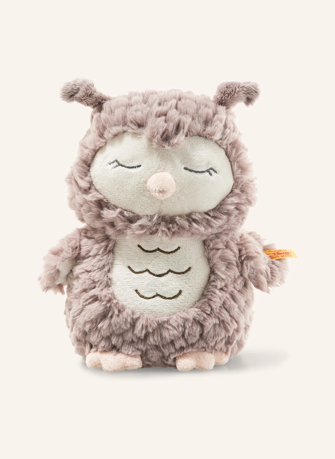 Steiff Kuscheltier OLLIE Eule 23 cm, beige