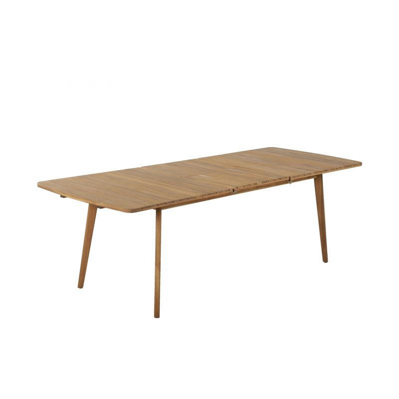 SALMA - Table de jardin extensible en bois d