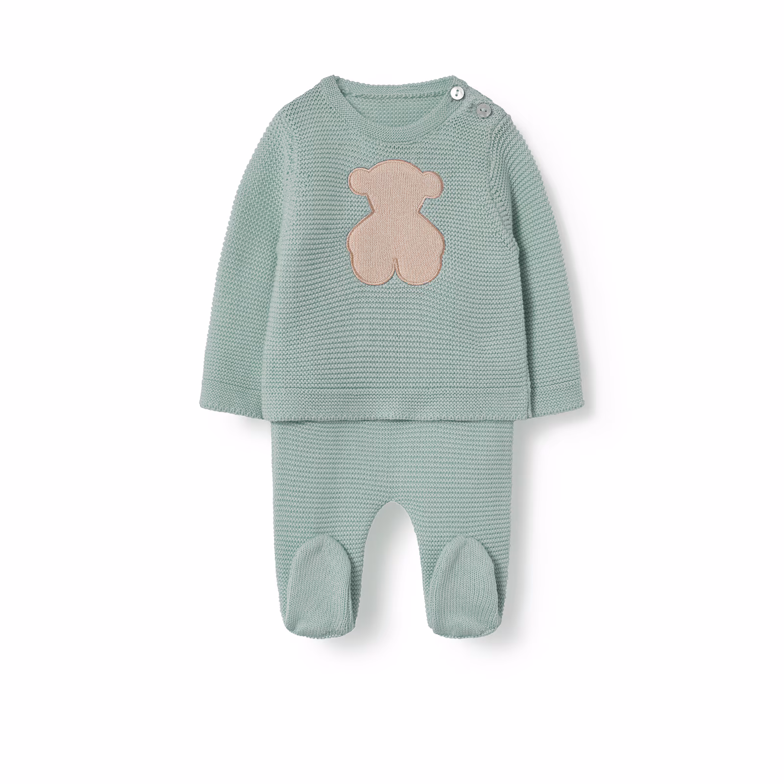 Conjunto de bebé de recién nacido Tricot bruma