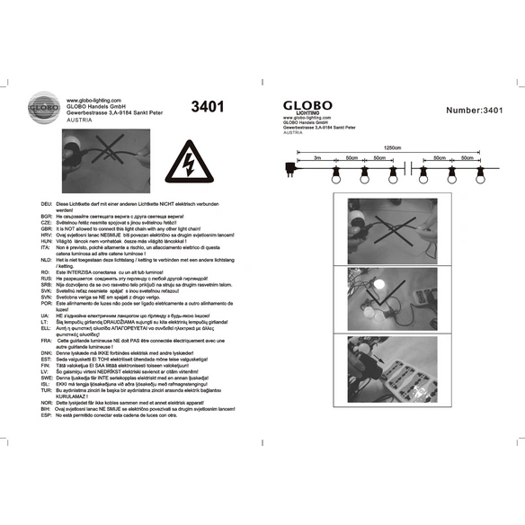 LED-Partylichterkette »Nirvana«, 0,54 W
