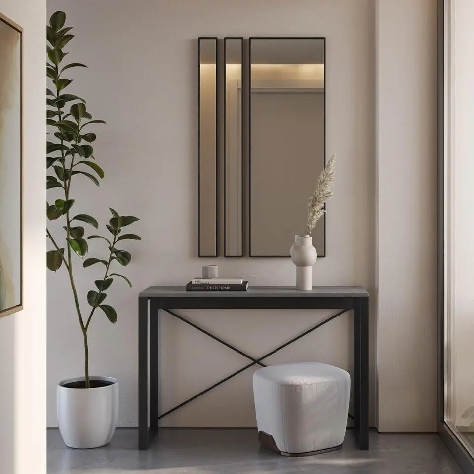 Calicosy - ARCHIE Sidetable - eiken/wit - 35x110x76 cm