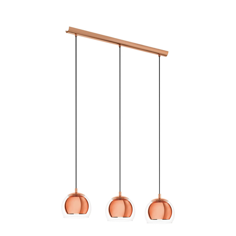 Suspension Rocamar cuivre E27 3 x 40 W EGLO