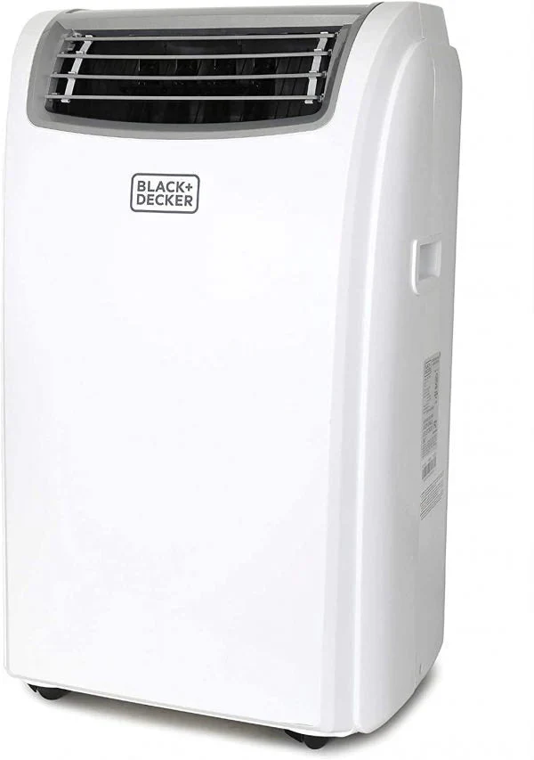 BLACK DECKER 14,000 BTU Portable Air Conditioner with Heat and Remote Control, White