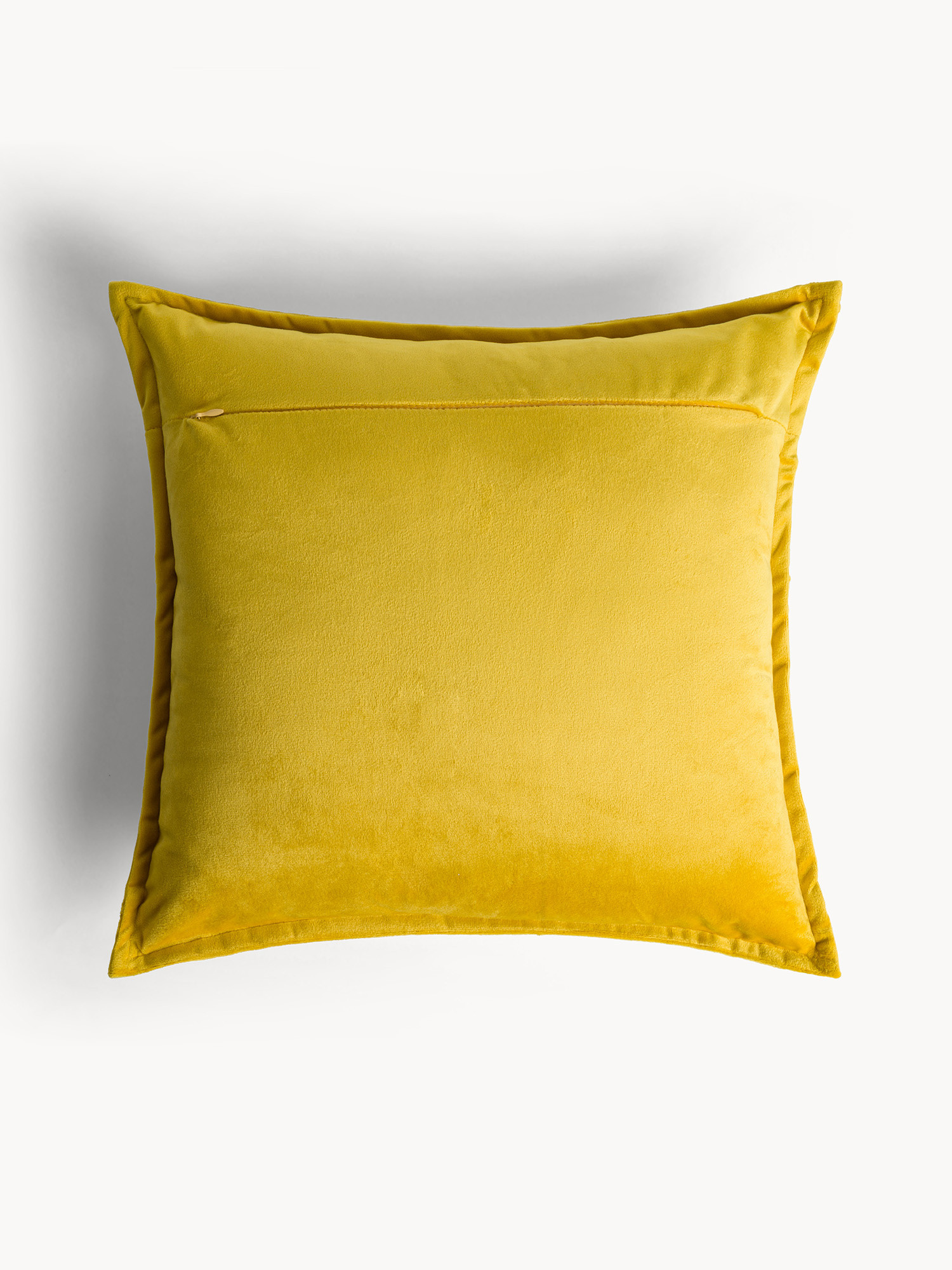 Cuscino 45x45 cm in velluto motivo geometrico