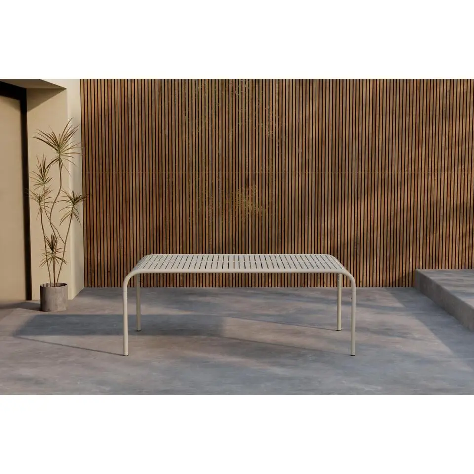 Svea - Elif tuintafel - 200 x 100 cm - beige