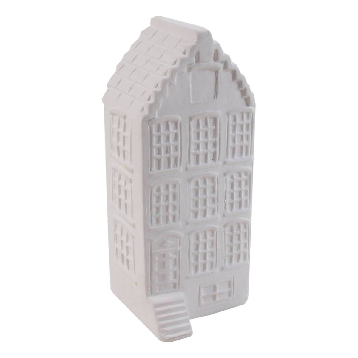 Unglazed Ceramic Town House 17cm