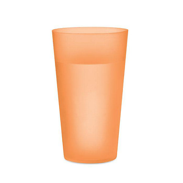MidOcean - Gobelet jetable FESTA LARGE Transparent Orange (Taille unique)