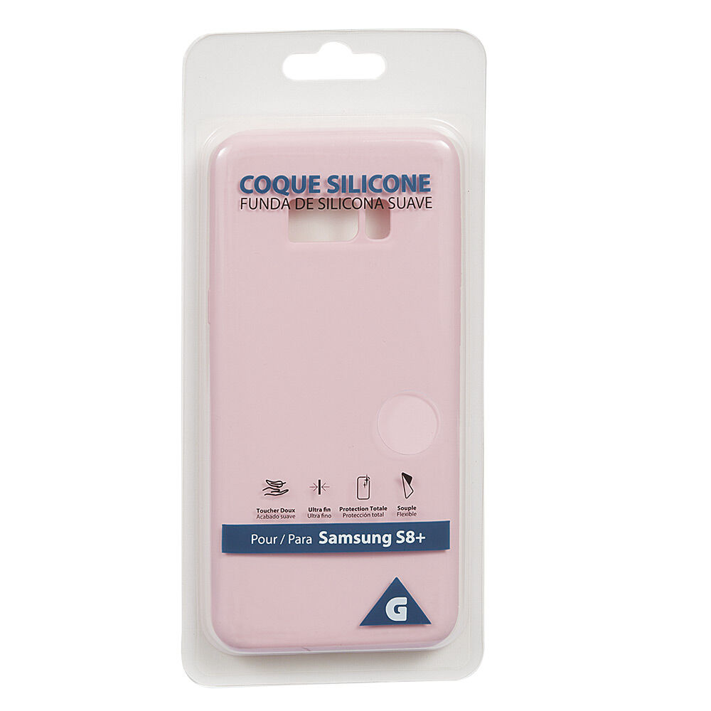 Coque en silicone Samsung S8  rose
