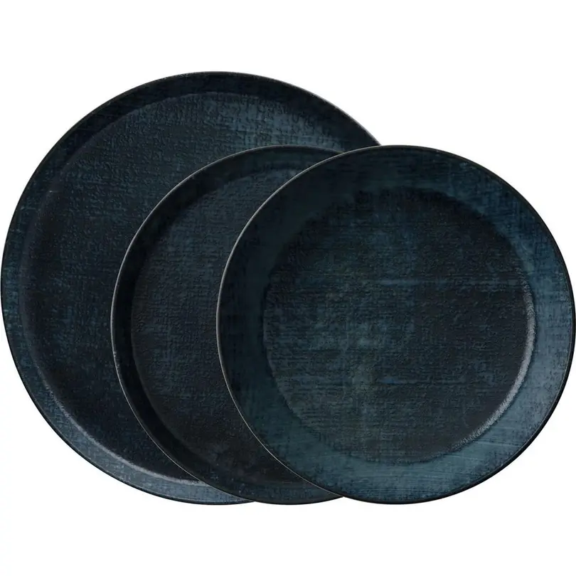 Geschirrset 12-teilig Ocean Denim