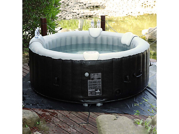 Lot de 2 Appuietêtes et 1 Portegobelet pour Spa
