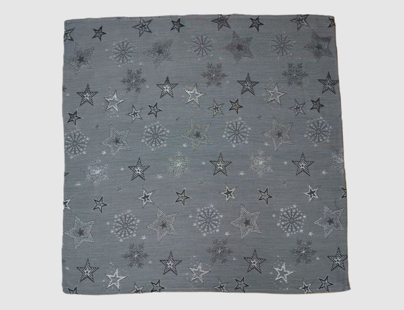 Tischdecke Sternzauber Grau