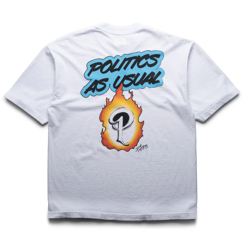 Politics Blaze Tee - White