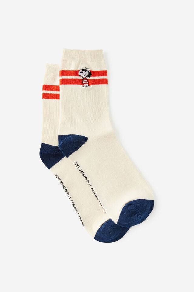 Snoopy Mid Crew Socks
