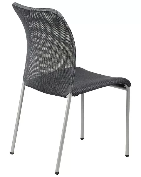 Krzesło biurowe HN-7502 grafitowe/aluminium