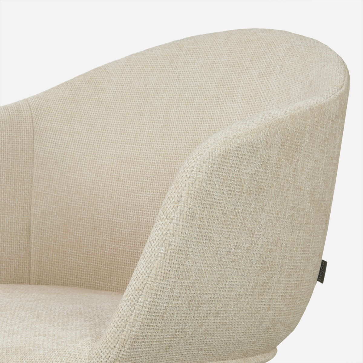 Nolon Nino-Otis barkruk cottonbeige - beige onderstel - 65 cm