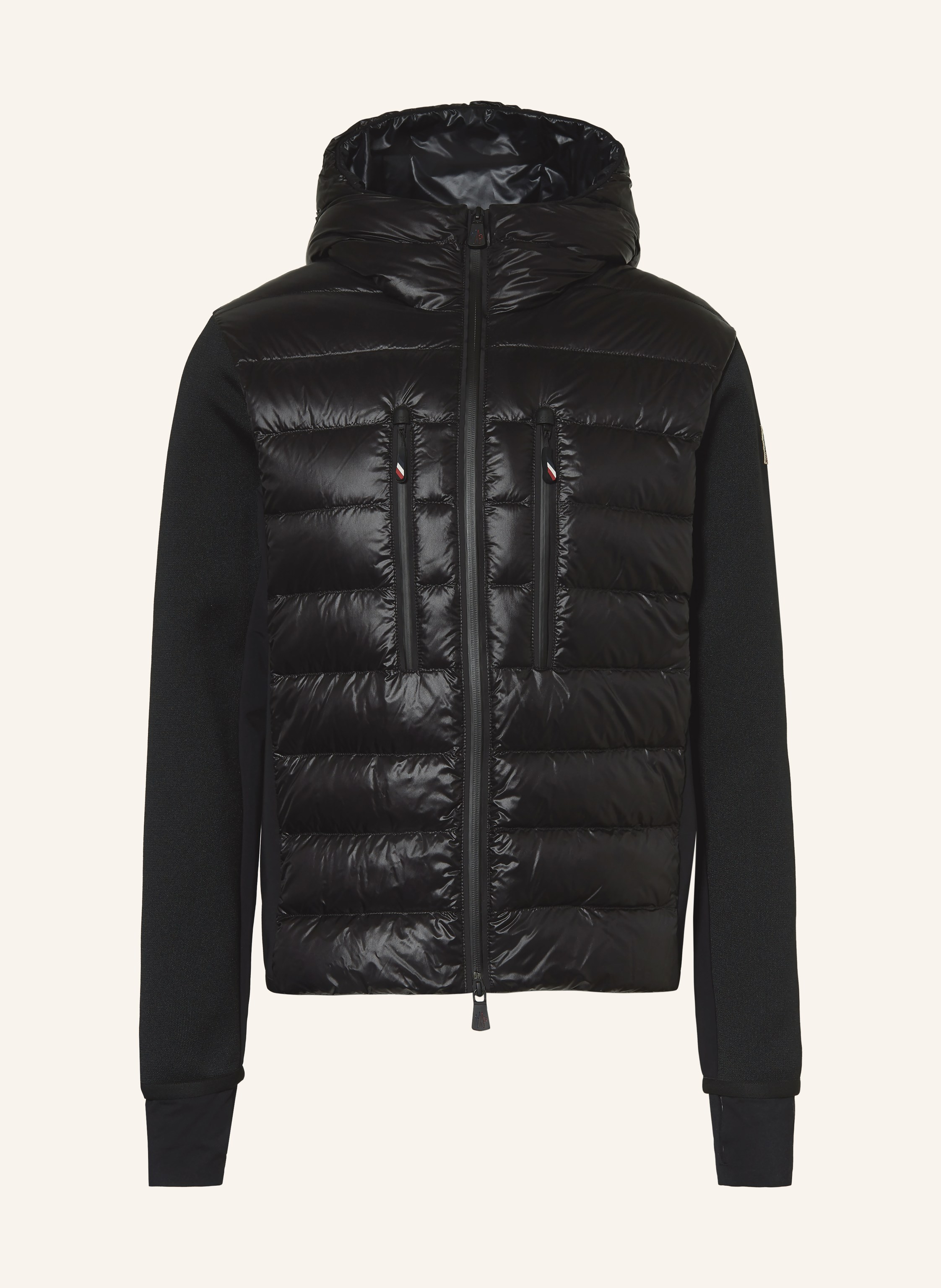 MONCLER GRENOBLE Daunenjacke im Materialmix