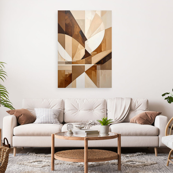Obraz do salonu sypialni kuchni, Kształy Figury Geometryczna 20x30