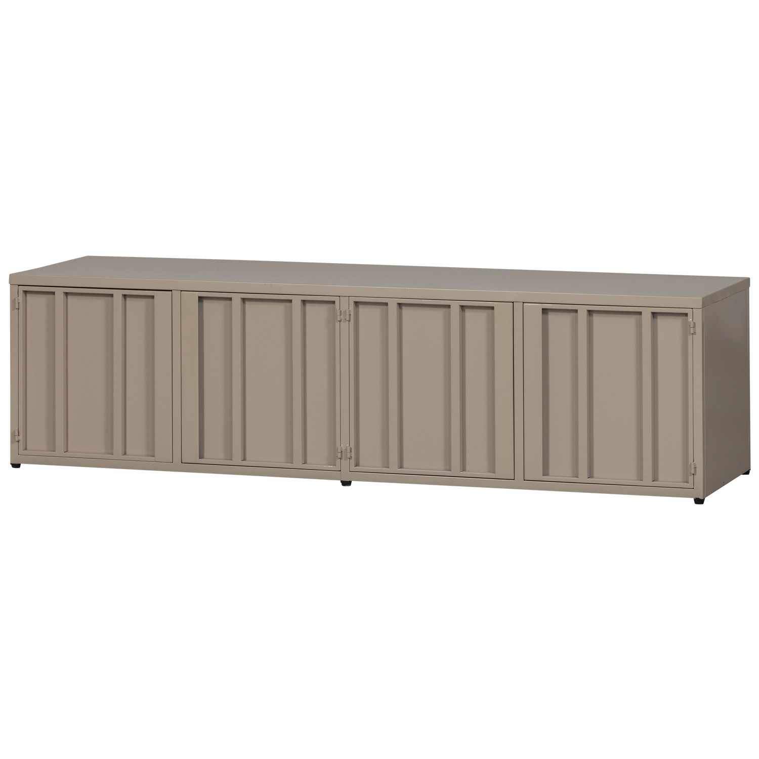 WOOOD Level Tv-Meubel - Metaal - Zand - 44x160x44