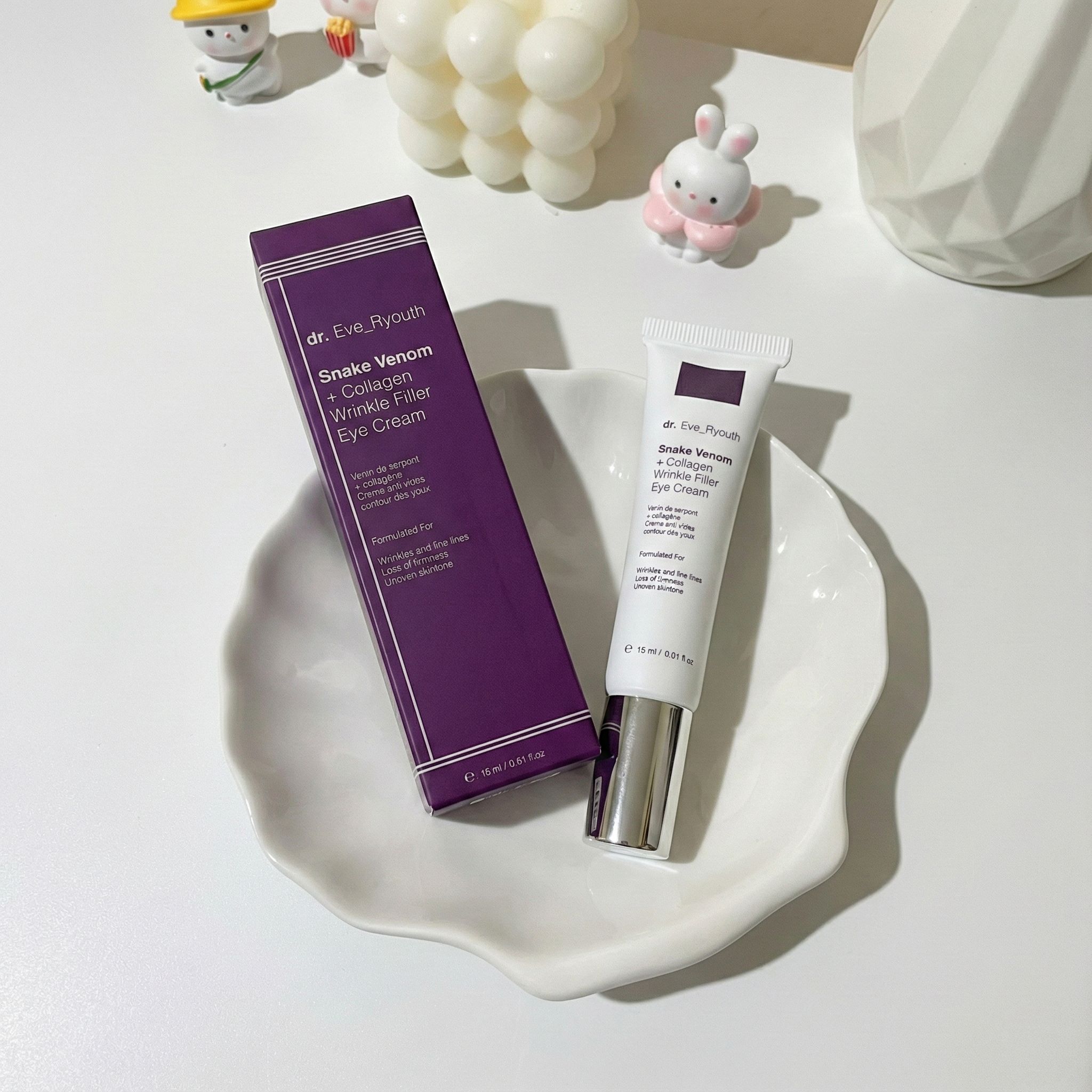dr. Eve Ryouth Snake Venom   Collagen Wrinkle Filler Anti-Wrinkle Eye Cream 15ml