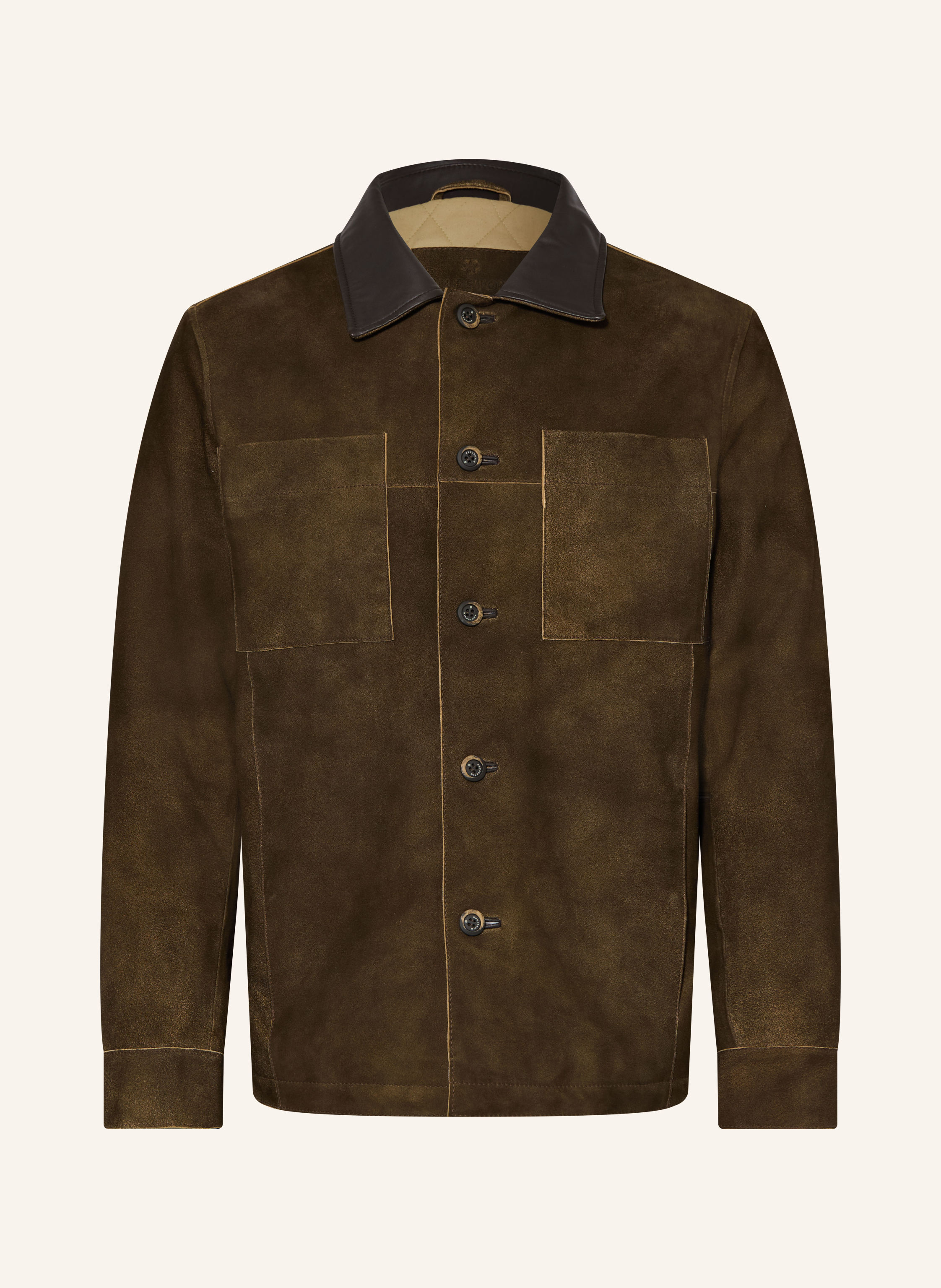 MILESTONE Leder-Overjacket MSDAMIAN