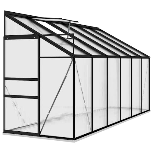 NNEVL Greenhouse Anthracite Aluminium 7.77 m&sup3;