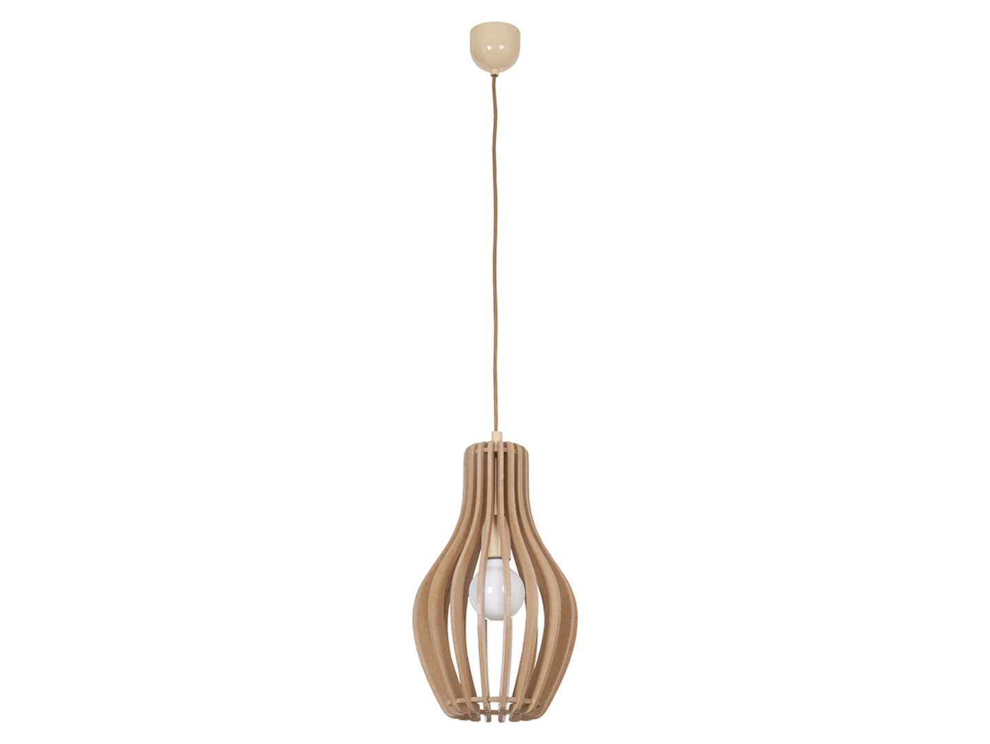 Lampa wisząca Ika stalowa brązowa