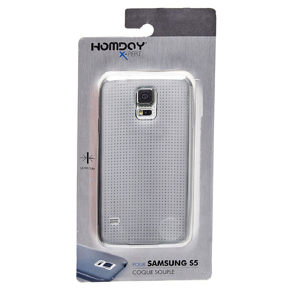 Coque SAMSUNG 5S souple HOMDAY X-Pert gris