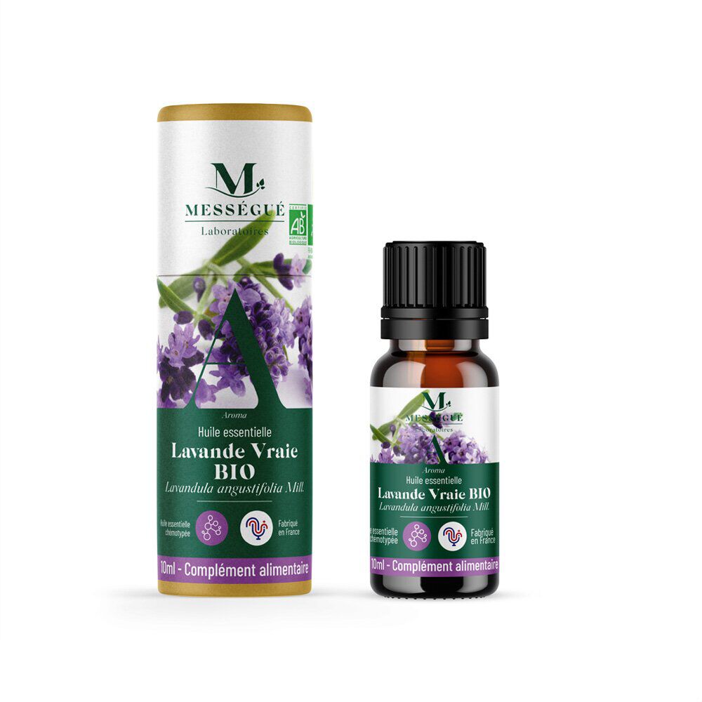 Huile essentielle lavande vraie bio Mességué 10ml