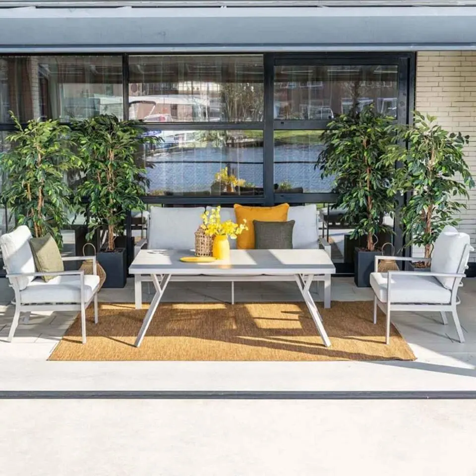 Garden Impressions Senja stoel-bank set 4-delig taupe - valley sand