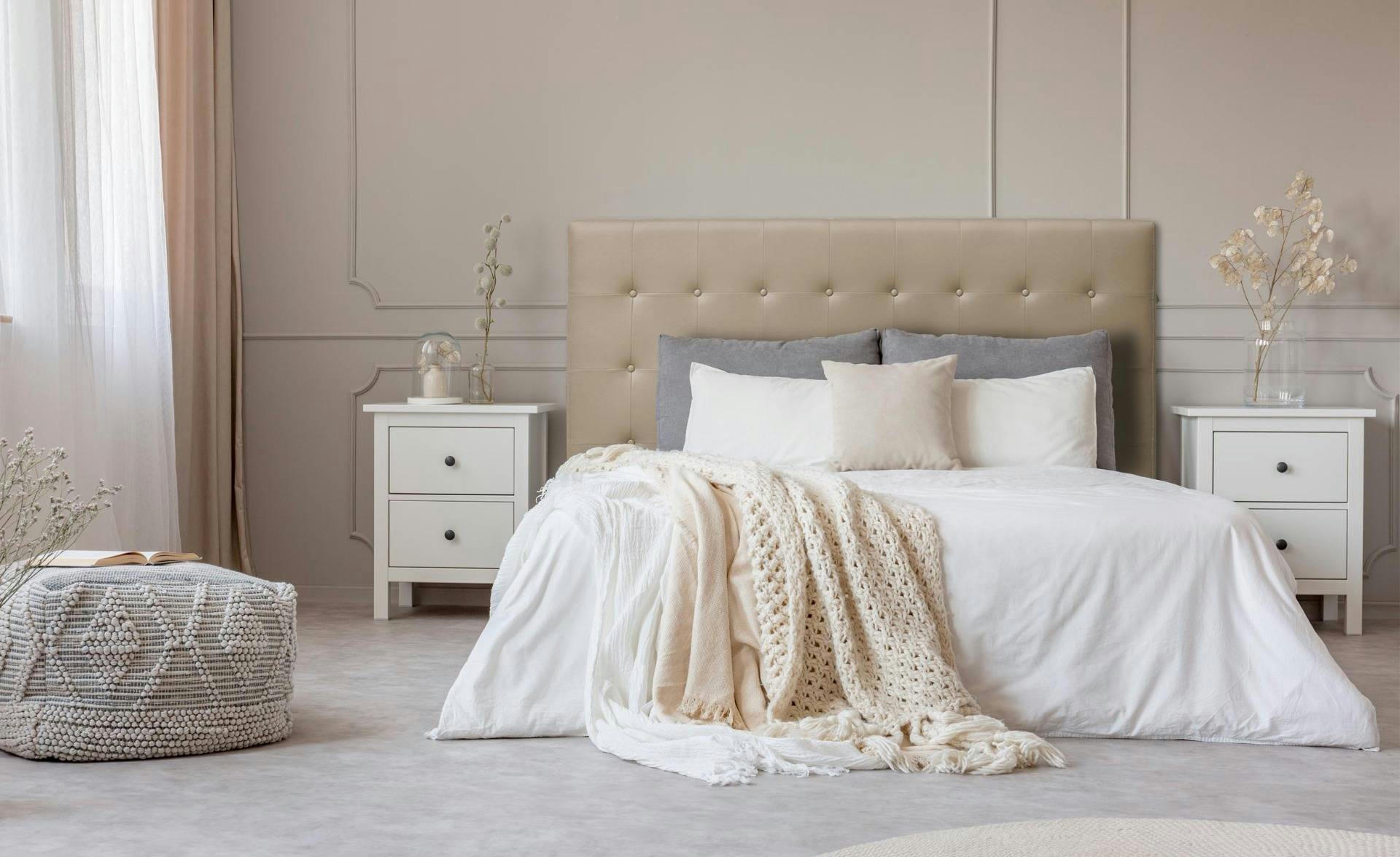 LUXOR - Tête de lit 180cm taupe