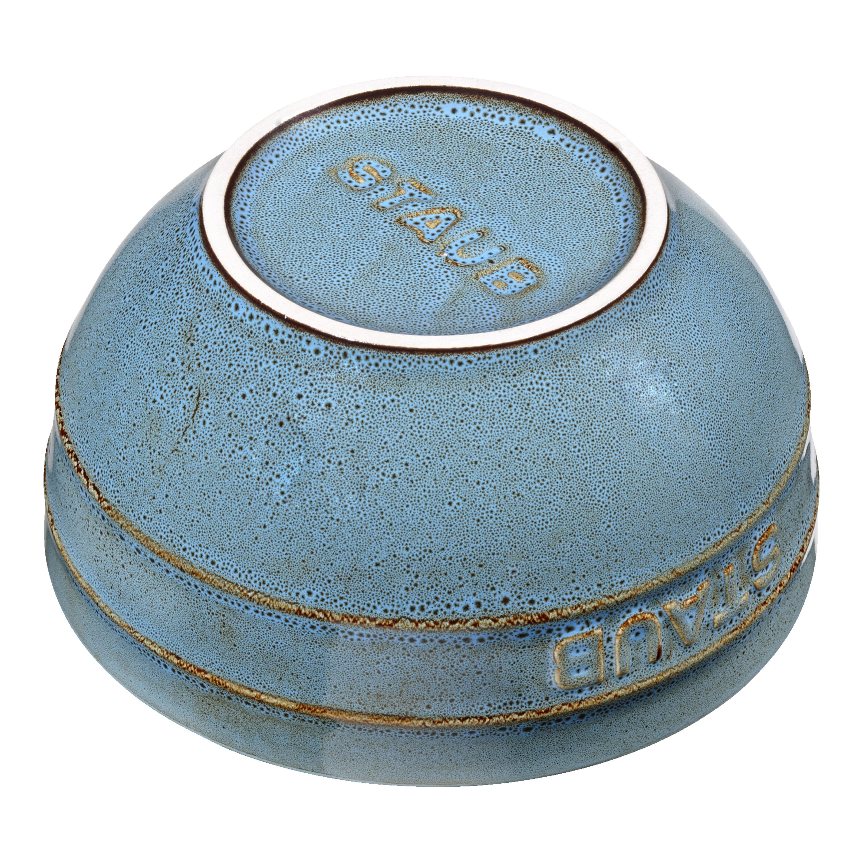 14 cm round ceramic Bowl ancient-turquoise