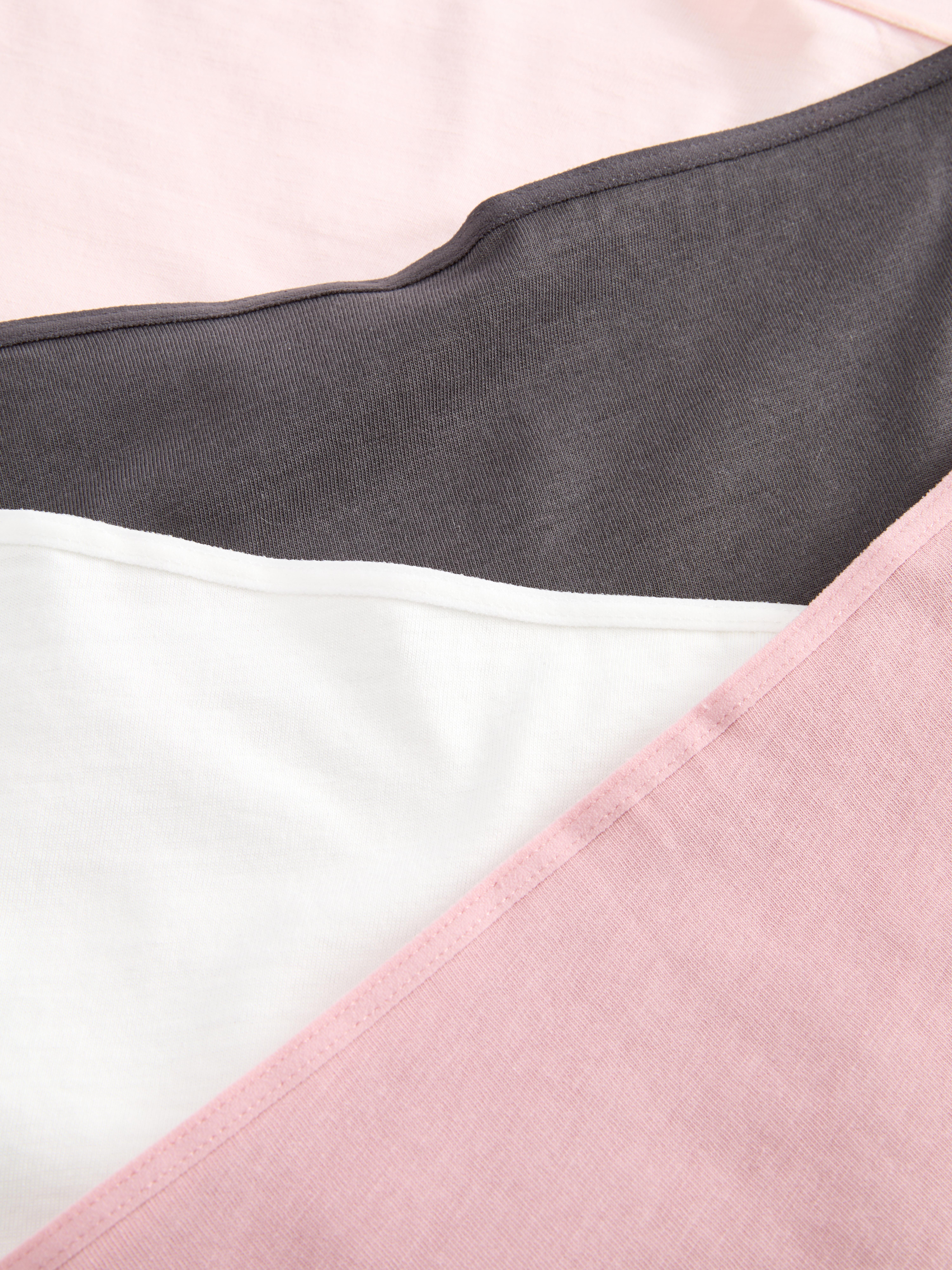 4pk Cotton Solid Color Shorts