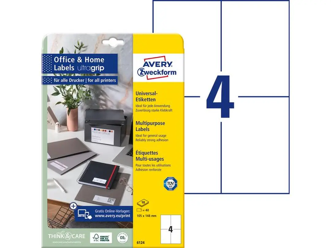 Etiketten 10er-Set Universal