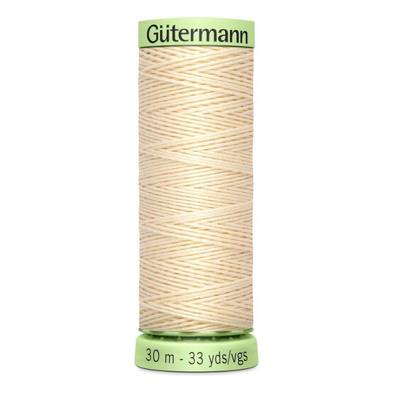 Gutermann Cream Top Stitch Thread 30m (414)