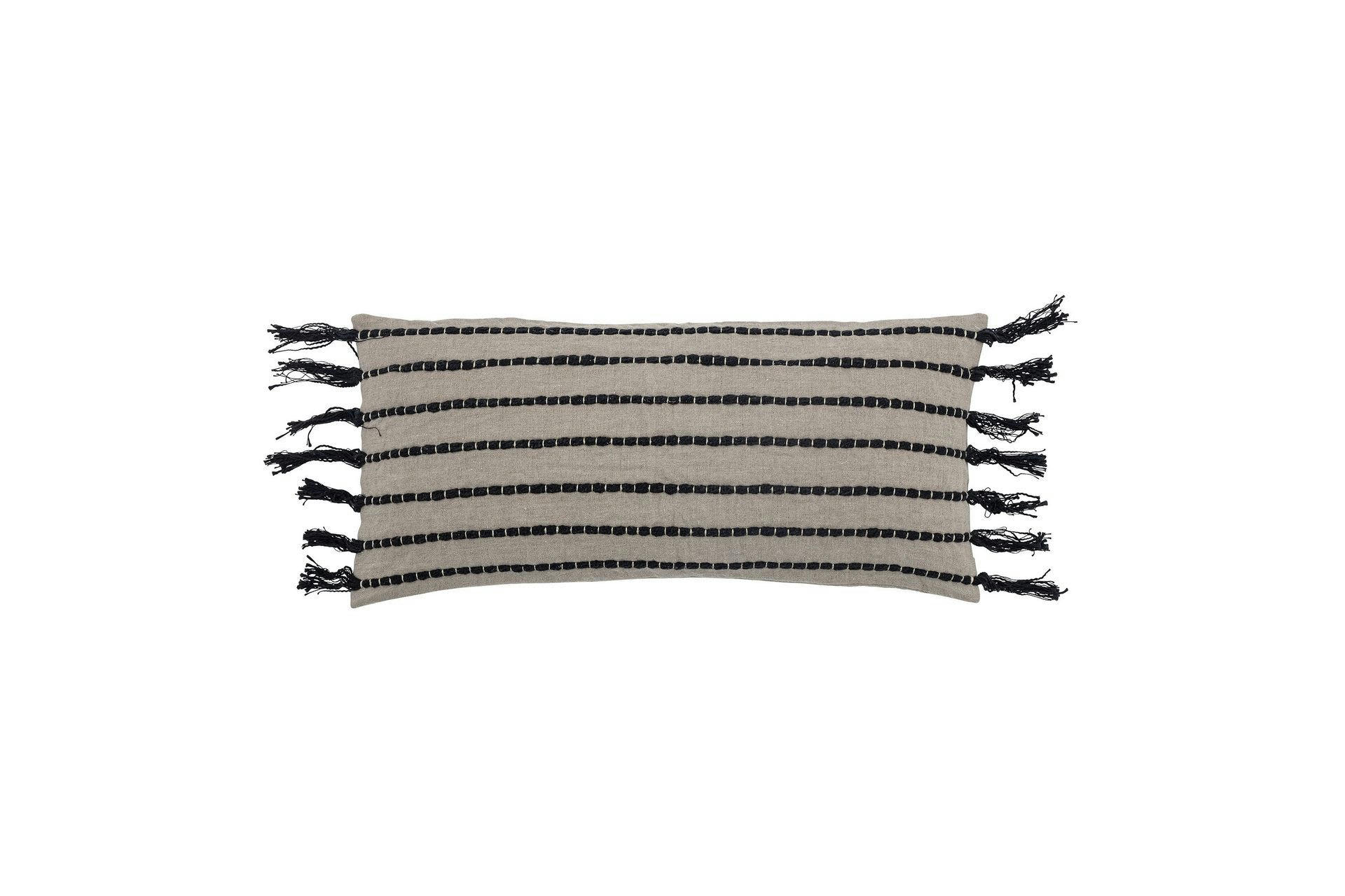 DORA - Coussin en coton beige 75x35 cm