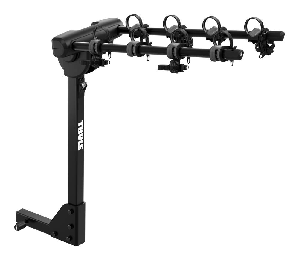 Thule Range RV & Travel Trailers 4-Bike Hitch Mount Bike Rack, Black