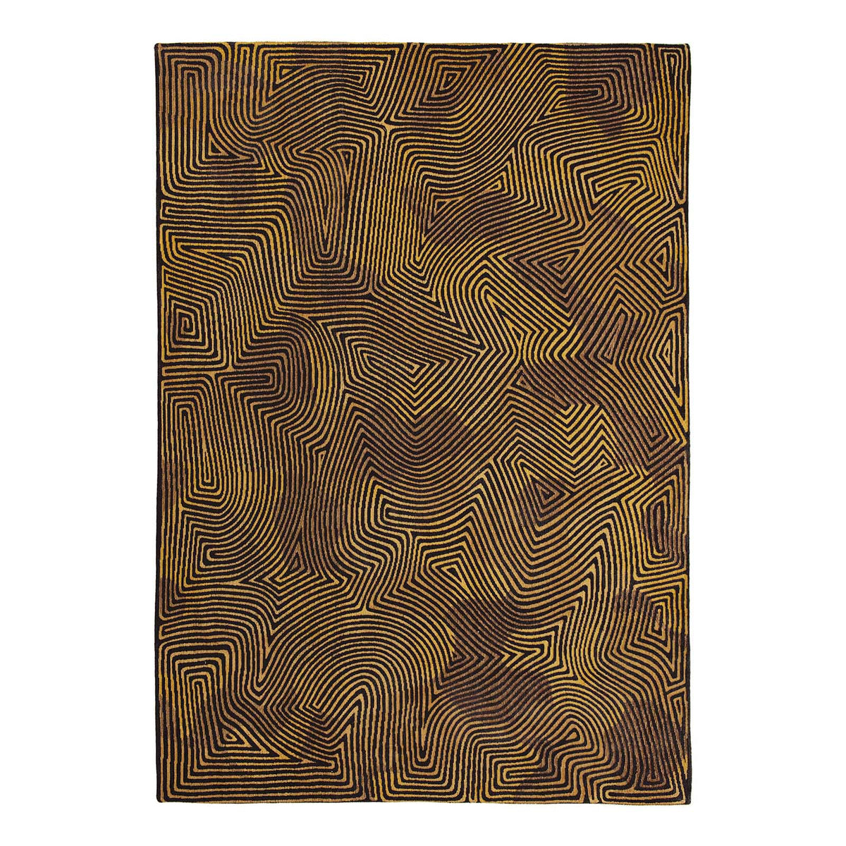 Louis De Poortere vloerkleed Black Gold - bruin - 80x150cm