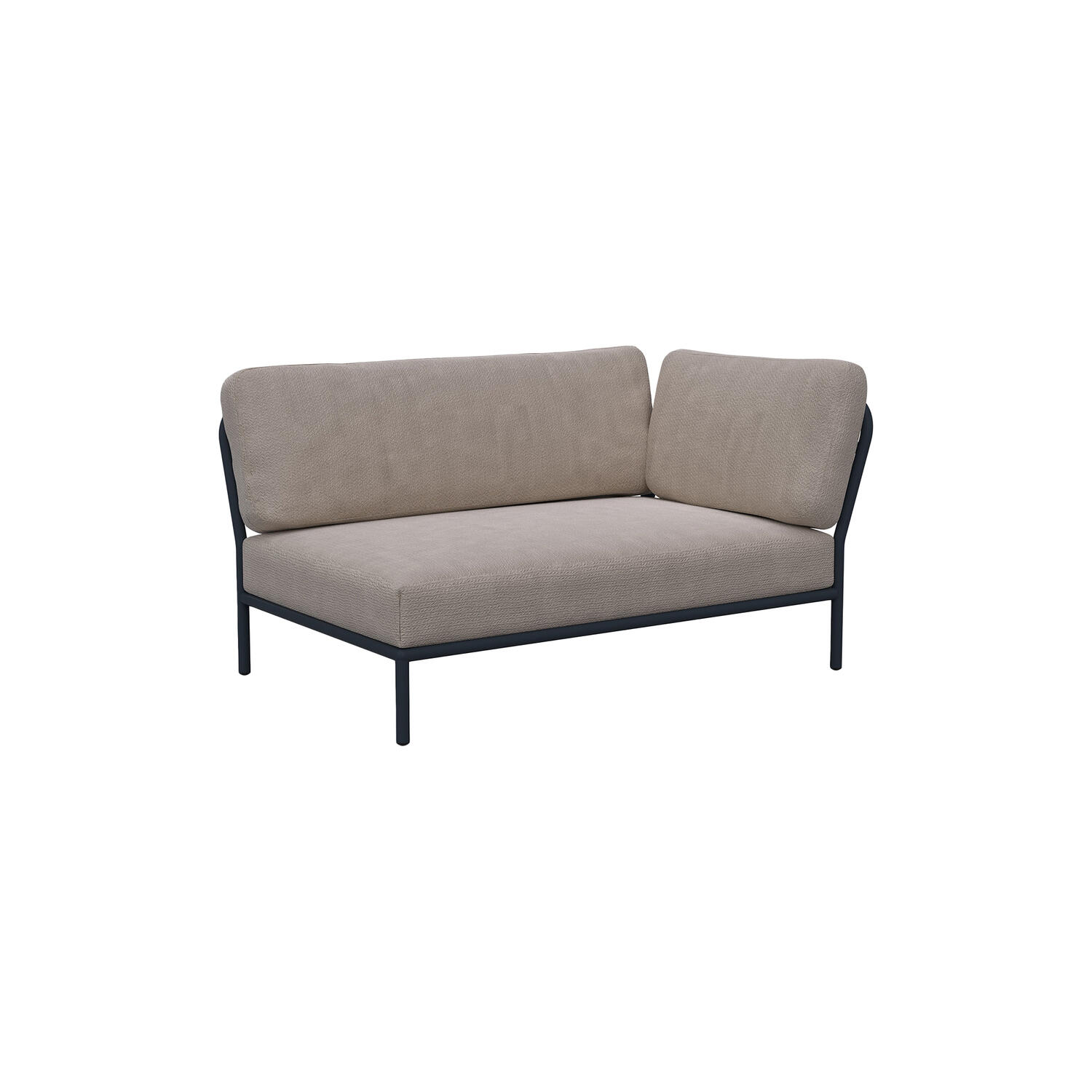 LEVEL højrevendt loungesofa, ash/grey