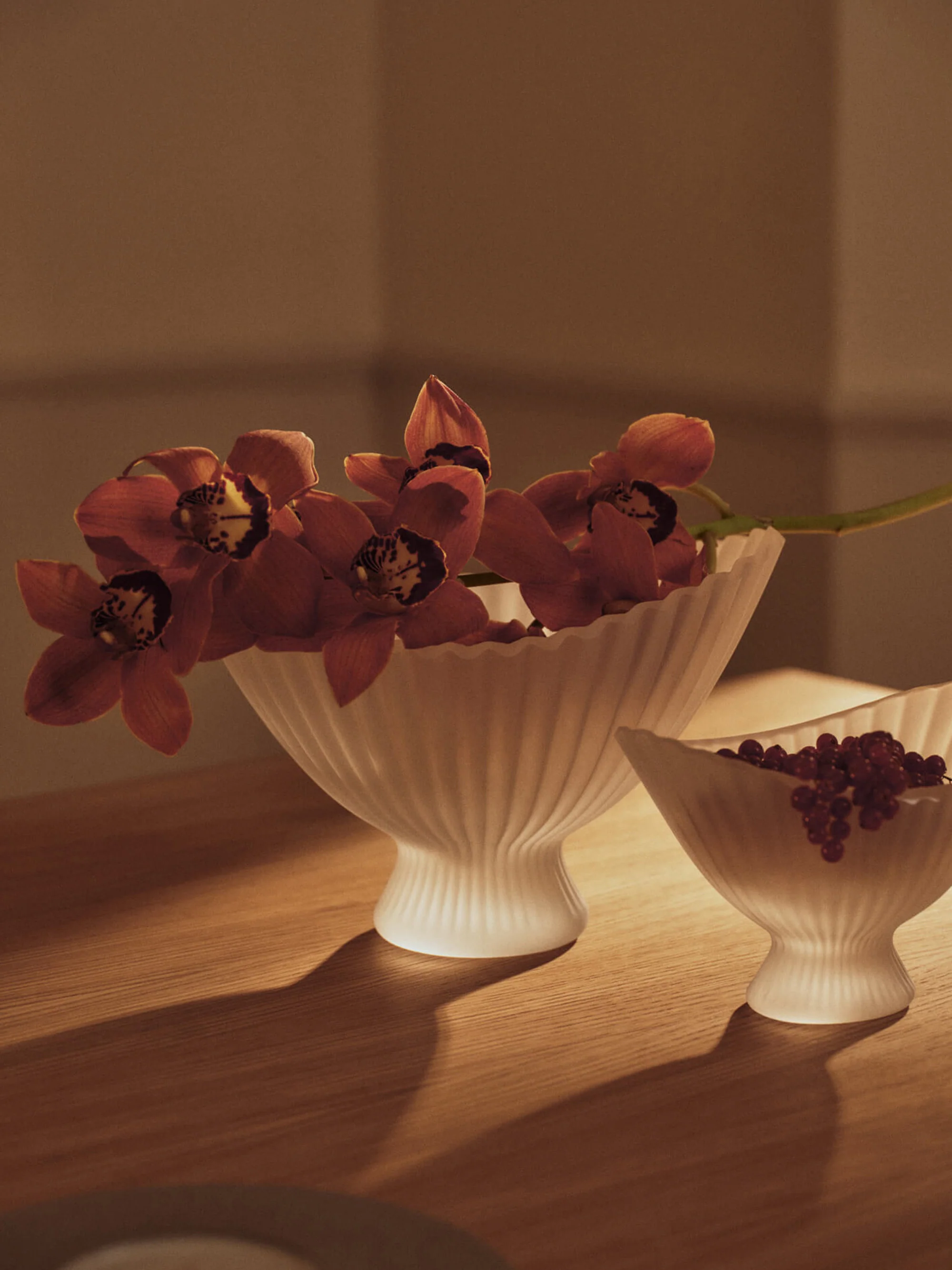 Mundgeblasene Deko-Schale Fountain, B 28 cm