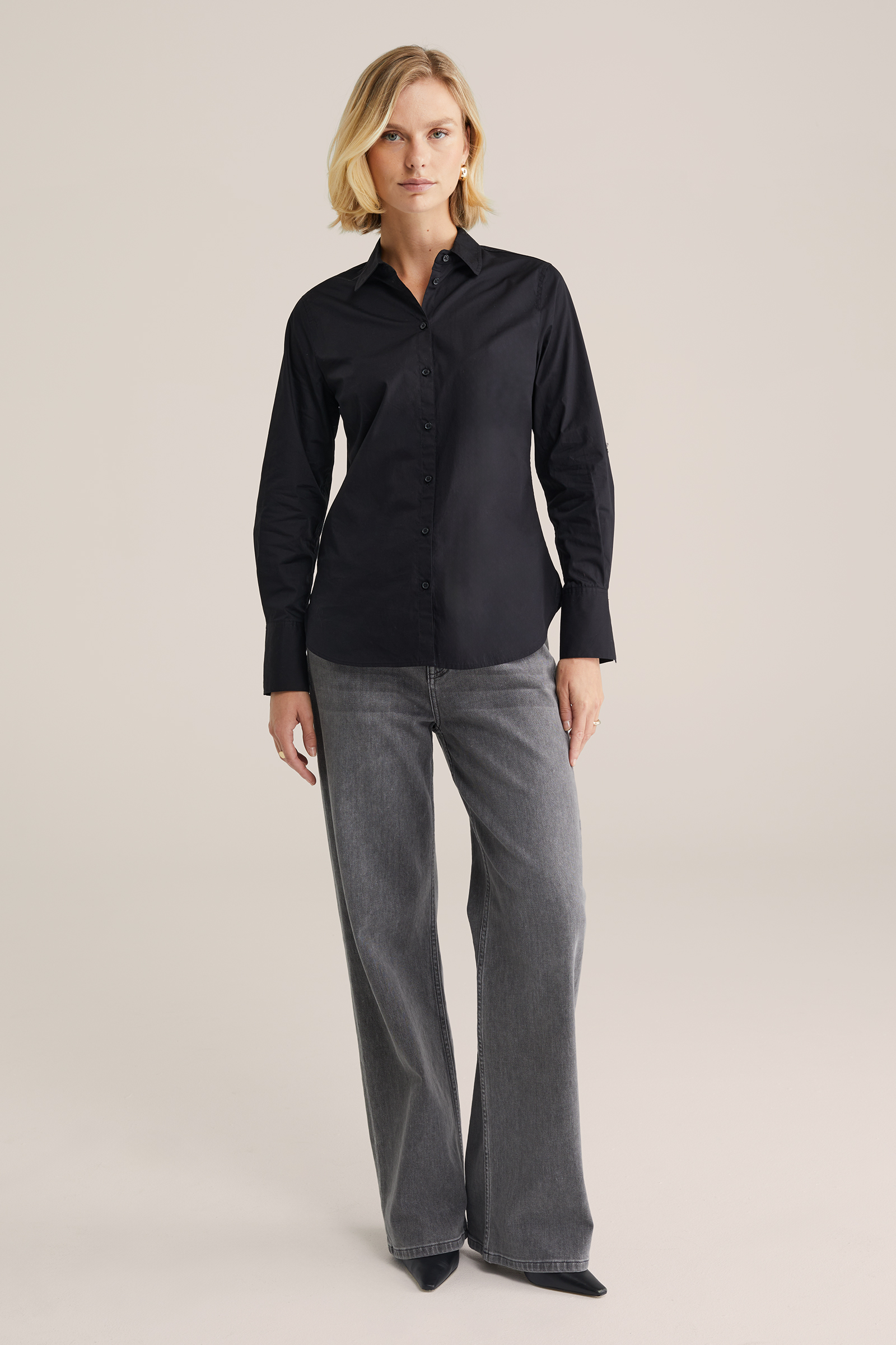 Dames regular fit overhemdblouse