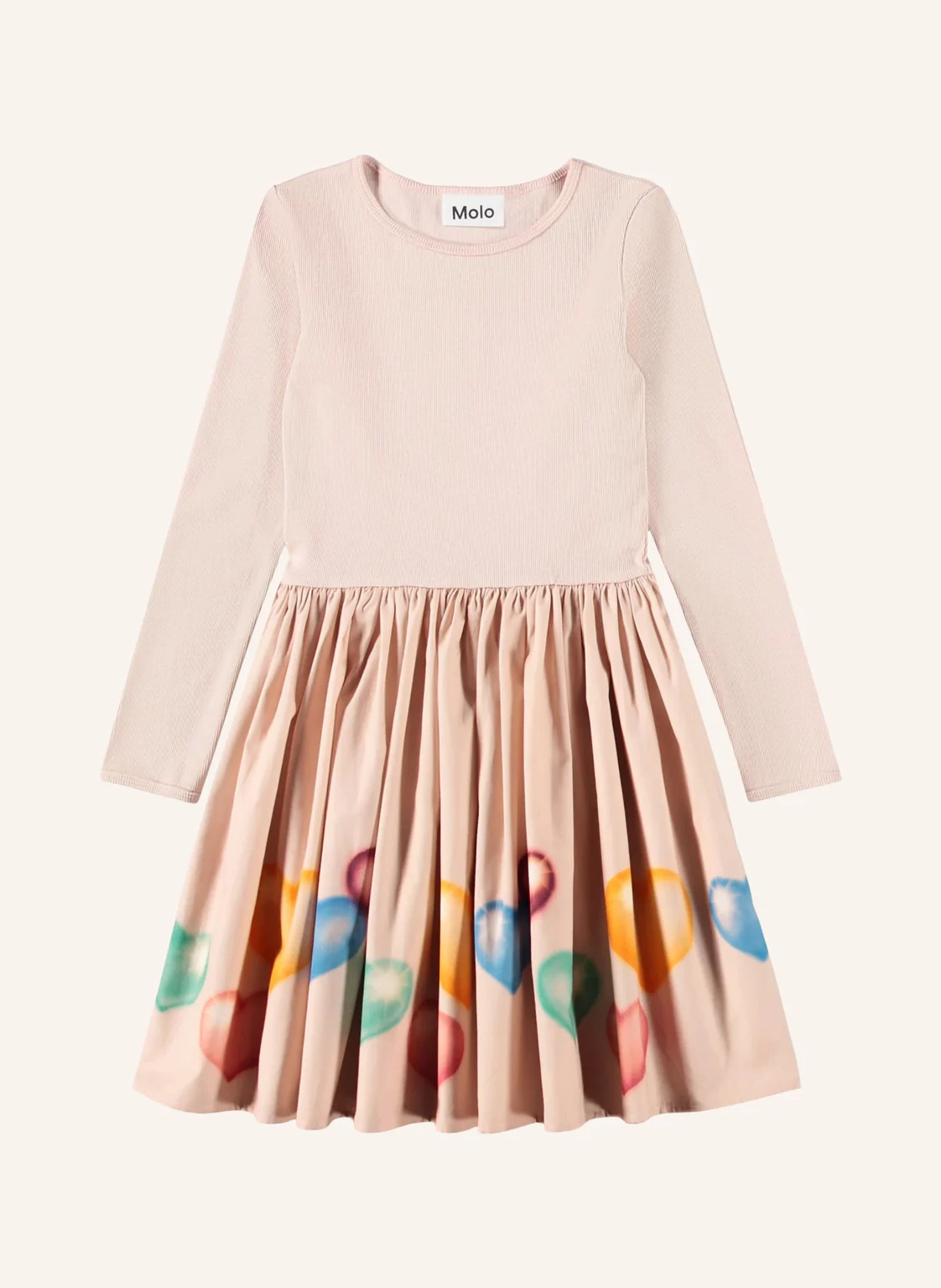 molo Kleid im Materialmix