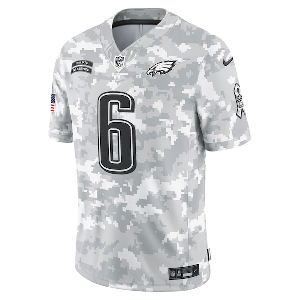 DeVonta Smith Philadelphia Eagles Nike 2024 Salute to Service Limited Jersey - Arctic Camo