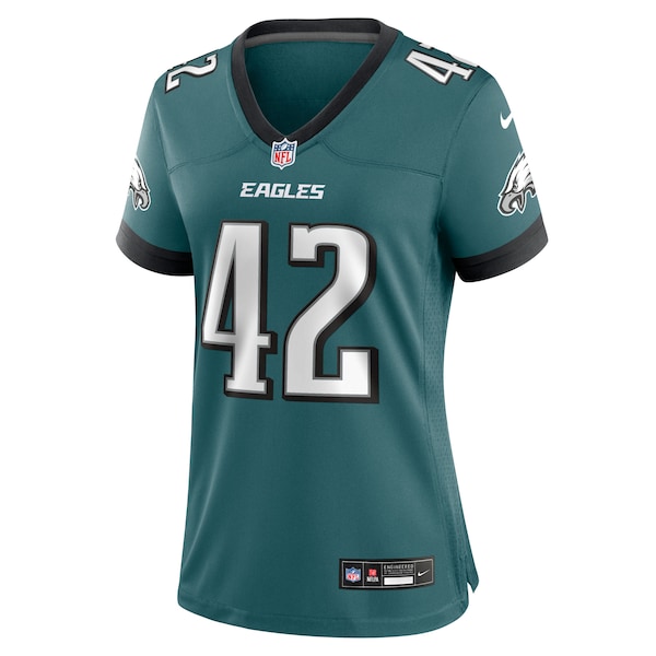 Smael Mondon Jr. Philadelphia Eagles Nike Women's Team Game Jersey - Midnight Green