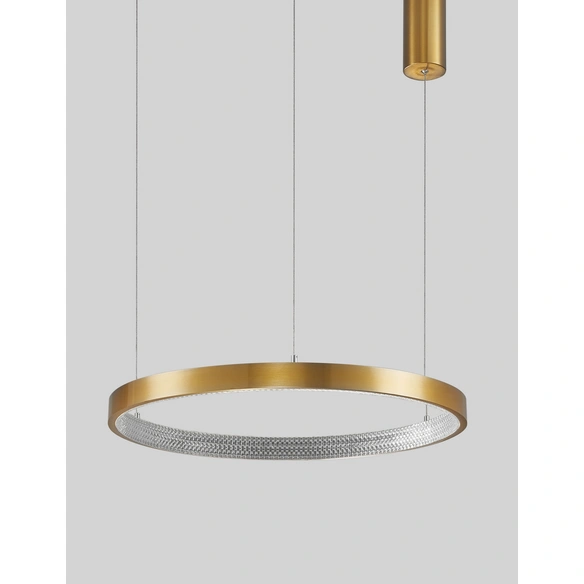 Pendelleuchte »Preston «, LED, 35 W, Höhe: 120 cm, goldfarben
