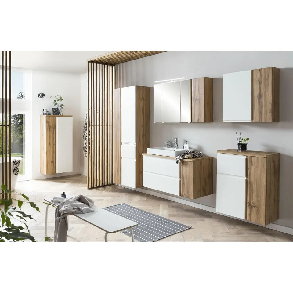 Kolomkast Varese - 65 x 35 x 180 cm - Wit