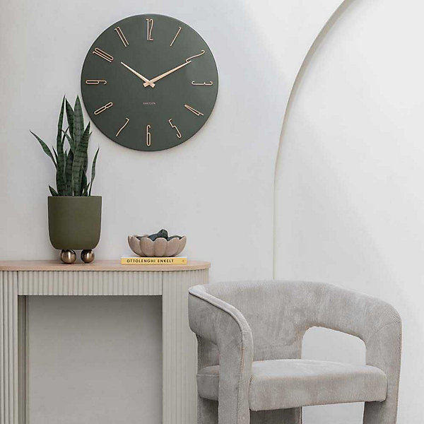 Horloge murale en métal Esmerado 60 cm