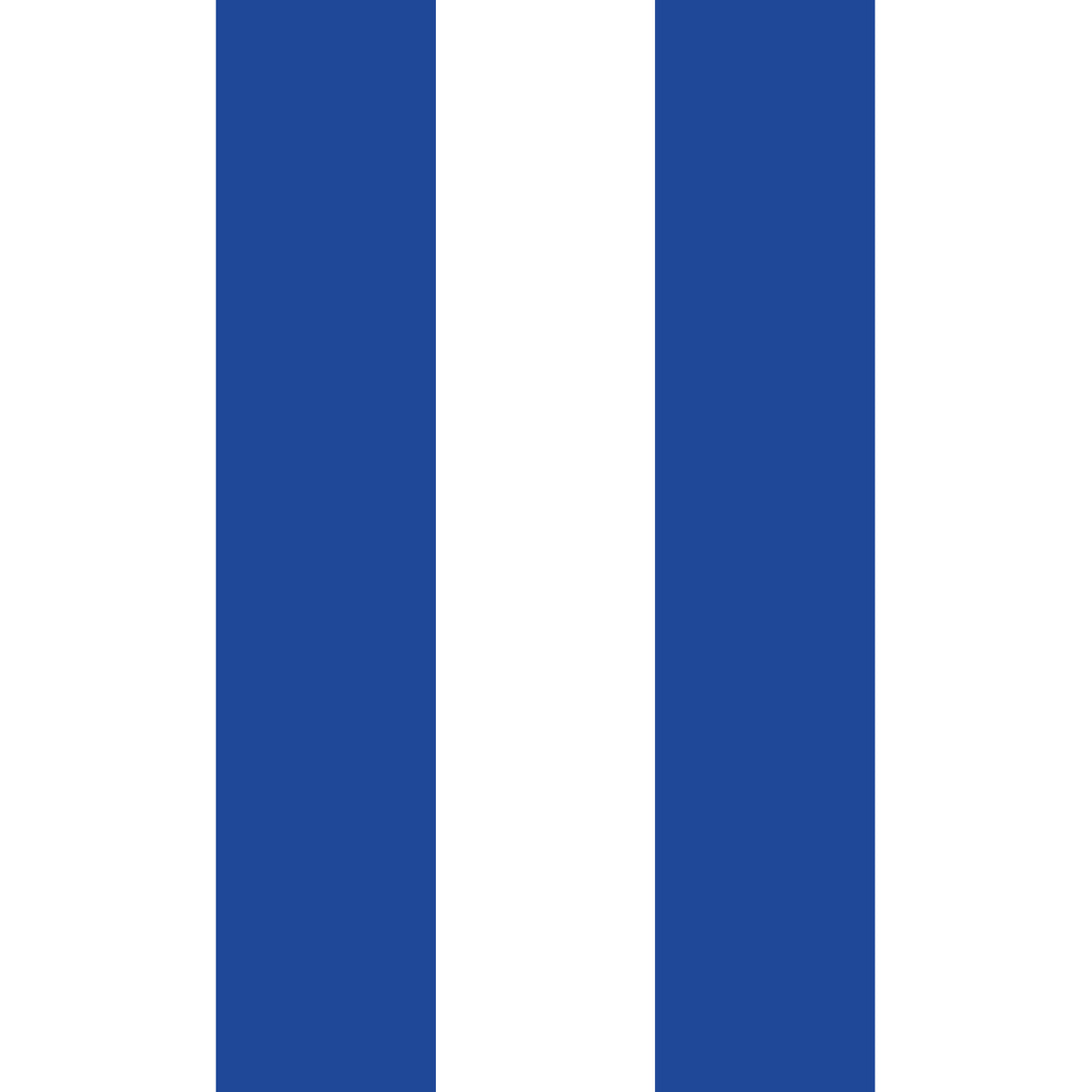 Catchii Behang Navy Stripes kobalt blauw